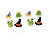 VICASKY 8 Pièces Chapeau Mini Animal avec Sangle Réglable pour Petits Animaux Accessoires Photo pour Hamster Chinchilla Costume Fête Halloween