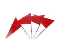 VICASKY 8 Pièces Drapeaux Triangulaires Solides pour Marquage de Jeu Plein Air Indicateurs Réutilisables pour Athlétisme Saut et Lancer Du Poids