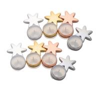 VICASKY 8 Pièces Supports Oreilles Silicone Chute pour Boucles Femmes Bouchons Oreilles Plat avec Soutien Hexagonal Relevants Or Rose