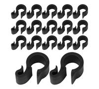 VICASKY 80 Pièces Clip de Fixation pour Tuyau Goutte-à-Goutte PE Noir, | Installation Facile, Maintien Anti-affaissement, pour Lignes Goutte à Goutte, Murs et Cadres de Serrage