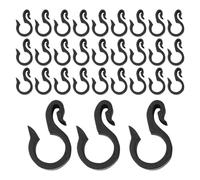 VICASKY 80 Pièces Clip de Fixation Réglable pour Tuyau PE Clou Intégré, Support pour Systèmes D'irrigation Goutte à Goutte, Adapté aux Murs et Structures en Bois