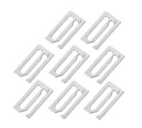 VICASKY 8pièces Clips De Cape De Coiffeur Métal Boucles De Cape De Coiffure Fixations Ajustables Pour Tablier De Salon Accessoires De Coiffure Étanches Et Confortables