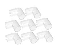 VICASKY 8pièces Connecteur De Tuyau Eau Aquarium Acrylique Degrés Adaptateur pour Aquarium Et Réservoir