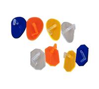 VICASKY 8pièces Support Pratique Pour De Supports Plastique Transparent Colorés Pour Pratique Et Présentation De Nail Art Design Stable Et Esthétique Pour Faux Et Créations