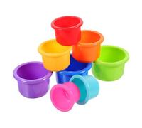 VICASKY 8pièces Tasses à Empiler pour Lapins Jouets Interactifs De Nourriture Gobelets De Stimulation pour Lapins