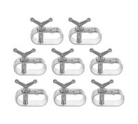 VICASKY 8pièces Treuil Manuel Tire-Fil Mini Treuil Robuste pour Couverture De Piscine Et Tendeur De Câble Et Pinces