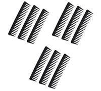 VICASKY 9 Pièces Peigne à Dents Larges Vintage pour Coiffure Hommes Peigne Anti-statique pour Cheveux Épais Mouillés ou Secs Accessoire de Styling et Léger
