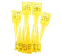 VICASKY 9 Pièces Pluviomètre Plastique Extérieur avec Large Ouverture Outil Mesure Eau de Pluie pour Jardin Pelouse et École Résistant Aux Intempéries