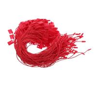 VICASKY 990 Pièces Cordon D'étiquette Léger en Polyester Rouge Fixation Rapide et Surface Lisse, pour Suspendre les Étiquettes de Prix les Magasins de Détail