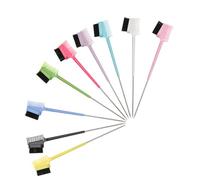 VICASKY 9pièces Peigne à Sourcils Double Tête pour Femmes Brosse à Cils et Sourcils Outil de Maquillage Léger et Portable pour Retouches Express