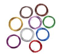 VICASKY 9Roll Fil Aluminium Anodisé pour Bonsaï Kit Flexible pour Formation et Fixation des Branches Adapté Jardinage Intérieur et Extérieur pour Débutants et Professionnels