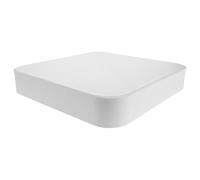 VICASKY Abat-Jour Carré 30X30 CM en Plastique Blanc Ultra-Mince Couvercle de Lampe de Rechange pour Plafonnier Encastré Diffuseur de Lumière Anti-Éblouissement Bureau et Salle de