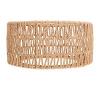 VICASKY Abat-jour Corde de Paille Tressée Rustique pour Suspension Grand Modèle Cache-plafonnier Naturel Remplacement pour Lampe Suspendue Style Rétro pour Salon et Chambre