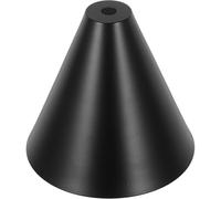 VICASKY Abat-Jour en Fer Forgé pour Lampe de Table Petit Abat-Jour Conique Noir Diamètre du Trou 10 MM Style Rétro Industriel Compatible Lampadaire et Lampe de Bureau Décoration