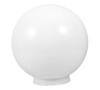 VICASKY Abat Jour Sphérique Acrylique avec Fixation pour Lampe Extérieure Jardin Diffuseur de Lumière Douce pour Patio et Mur Accessoire Décoratif Polyvalent