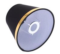VICASKY Abat Jour Tissu Décoratif pour Lampe à Poser Diffuseur de Lumière Doux Protection Oculaire Compatible Lampe Salon et Table Style Moderne Noir