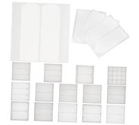 VICASKY Accessoire Manucure et Décoration Manucure pour Création Nail Art Ongle 18 Feuilles Autocollants en Papier Blanc Style French Classique pour Ongles pour Femmes