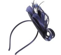 VICASKY Accessoires de cheveux de mariée avec plumes et strass pour mariages, fêtes et occasions spéciales, élégant chapeau -tête pour femmes et demoiselles d'honneur