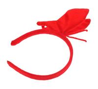 VICASKY Accessoires de coiffure accessoires de cheveux coiffes de carnaval pour femmes bandeau accessoire cheveux fille bandes de pour femmes peluche courte rouge