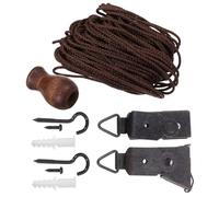 VICASKY Accessoires de Réparation pour Rideaux Enrouleurs Kit Complet Remplacement Corde pour Stores Installation Facile et Usage Multifonction pour et Bricolage