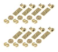 VICASKY Accessoires pour Ongles 200pcs en Alliage Or, Breloques à Clou Métal Doré Résistant, Décorations Nail Art Créatives pour Manucure DIY et Festivals