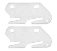 VICASKY Accessoires pour Rails de Lit en Fer Argenté 2pcs Protection Antirouille Surface Facile à Utiliser pour Cadre de Lit Bois