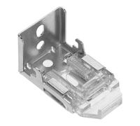 VICASKY Accessoires pour Rideaux et Stores en Alliage D'aluminium Argenté, Support de Stores de Fenêtre Installation Facile pour Montage de Volet Roulant Vertical