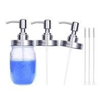 VICASKY Acier Inoxydable Pompe Distributrice 2 Pièces | Joint D’étanchéité Souple, Remplacement Facile, Finition Argenté, la Cuisine Fermière et Évier de Buanderie Plusieurs styles