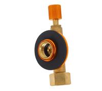 VICASKY Adaptateur de cartouche de gaz d'extérieur avec écrou perforé, adaptateur universel pour réchaud de camping, barbecue et durable et sûr pour les activités de plein air