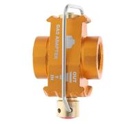 VICASKY Adaptateur de recharge pour bouteilles de gaz propane avec sortie de valve d'entrée de bidon compatible avec les bidons de carburant pour le camping et les activités de plein air