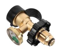 VICASKY Adaptateur de Réservoir de avec Manomètre Intégré pour de Pression Connecteur Sécurisé pour Barbecues et Appareils de Camping