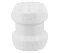 VICASKY Adaptateur D'entonnoir Réutilisable pour Bouteille, Connecteur de Transfert Étanche, pour Flacon de 4cm de Diamètre, Plastique Blanc, Remplissage Rapide et Anti-fuite