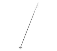 VICASKY Agitateur à Boisson en Acier Inoxydable Argenté Bâtonnet Mélangeur Plat pour Cocktails Café et Thé Taille Moyenne Bar et Usage Quotidien Mélangeurs Cocktails Boissons Réutilisable