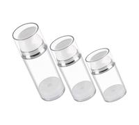 VICASKY Airless Flacon à pompe rechargeable Transparent Pour voyage Cosmétiques et produits de soins de la peau