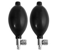 VICASKY Ampoules de Gonflage de Rechange Noires en Latex pour Tensiomètre | Valve de Décompression D’air, Usage Maison et Hôpital, Inflation Rapide, Réponse Instantanée, Lot de Remplacement