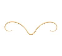 VICASKY Anneau de Septum Délicat Doré pour Piercing de Nez Bijoux de Barbe et Moustache Uniques et Amusants pour Femmes et Hommes