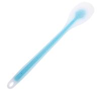 VICASKY Applicateur de Lotion Dos Bleu Ciel à Long Manche Réglable, Pinceau Doux pour Application Crème Médicale et Lotion Corporelle, Accessoire Ergonomique Antidérapant pour Soins du