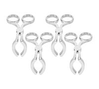VICASKY Applicateur Lentilles de Contact 4 Pièces Argenté - Outil Insertion et Retrait Souple et Invisible - Accessoires pour Lentilles Invisibles - Kit Voyage pour Pose Rapide et