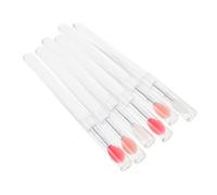 VICASKY Applicateurs De Lèvres En Silicone Lot De 6 Pièces Taille Compacte Avec Tête Souple Pour Maquillage Professionnel Et Usage Domestique Avec Couvercle Transparent