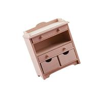 VICASKY Armoire en bois miniature 1/12 Maison de poupée Décoration Artisanat Ornement pour Dollhouse Accessoires Petit meuble pour mondes de jeu créatifs