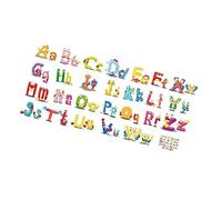 VICASKY Autocollants Alphabet Adhésifs 26 Lettres Décoratives Pvc Pour Murs Windows Métal, Autocollants Éducatifs Créatifs Pour Garçon Et Filles Et Adultes, Kit Complet De 26 Pièces