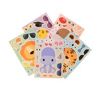 VICASKY Autocollants animaux mignons jouets pour enfants autocollants faciaux autocollants autocollants de récompense pour l'école autocollants de fête d'Halloween Faites vos propres autocollants