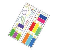VICASKY Autocollants muraux autocollants muraux chambre garçons et filles PVC stickers muraux motif crayon design