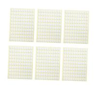 VICASKY Autocollants Pour Ongles Français, 6 Feuilles, Autocollants Double Face Pour Support De Nail Art, Fournitures De Nail Art