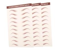VICASKY Autocollants Pour Sourcils 3 Feuilles Marron Waterproof Transferts Tatouage Sourcils Femmes Maquillage Quotidien