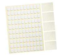 VICASKY Autocollants Pour Support à Ongles Double Face Ovales Transparents 6 Feuilles Adhésifs Pour Extensions D'ongles Français Accessoires Nail Art