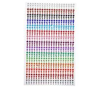 VICASKY Autocollants Strass Auto-adhésifs Visage Colorée 10 Couleurs Bijoux Maquillage Yeux Corps Fête