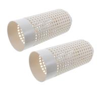 VICASKY Bac à Compost Silencieux pour Déchets Cuisine et Restes Alimentaires 2 Pièces en Plastique Beige Composteur Usage Extérieur et Domestique