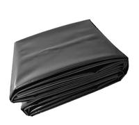 VICASKY Bâche pour Bassin à Poissons en Hdpe Noir, Membrane Anti-Percolation Résistante et Solide, pour Étang Extérieur et Aquaculture