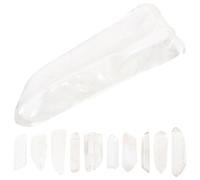 VICASKY Baguette de Cristal Clair Naturelle 3-5 Cm 100 G, Pierre D'énergie Décorative pour Contemplation et Yoga, Cristaux de Guérison pour Ambiance Paisible, Accessoires Décoratifs